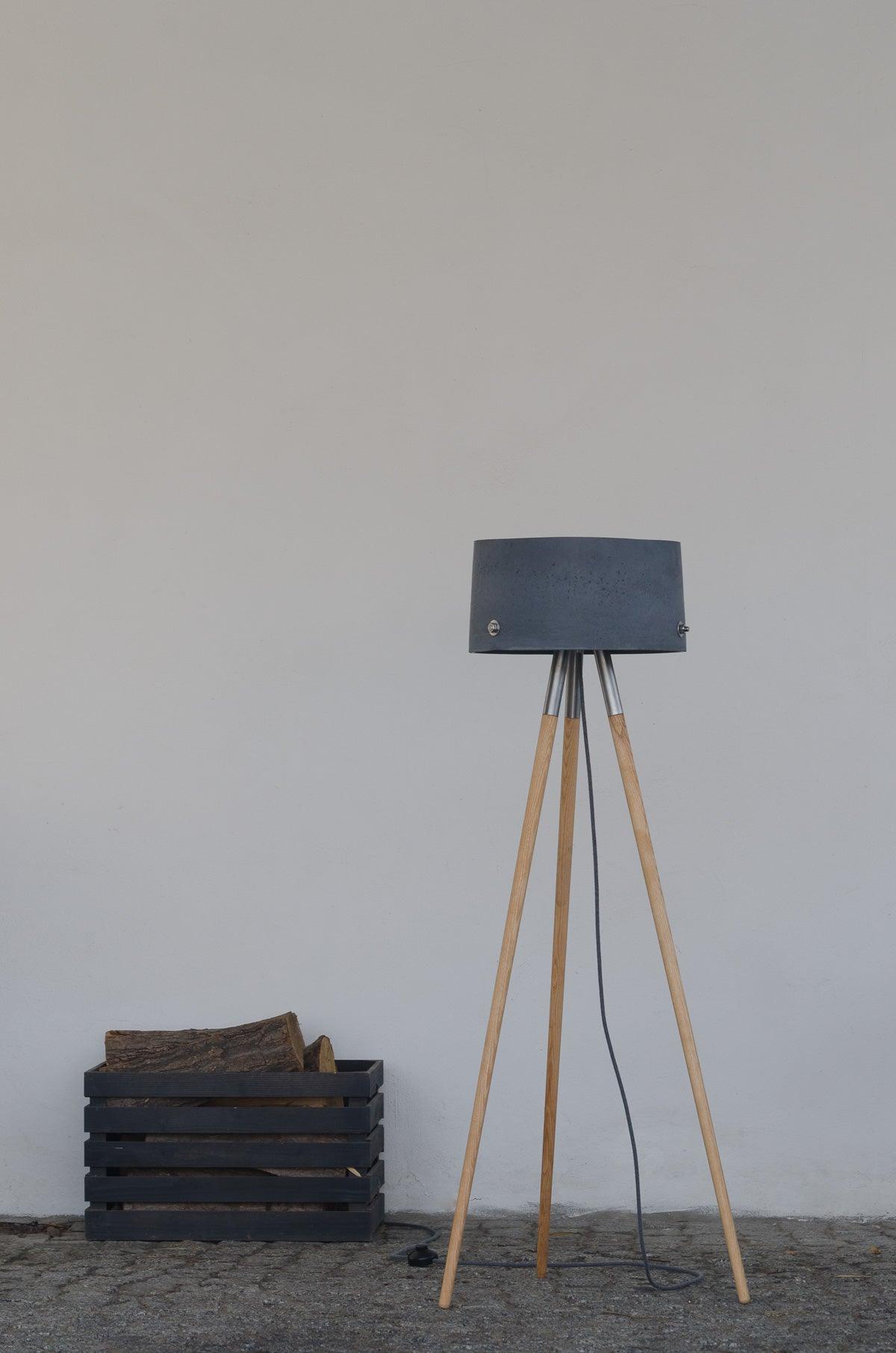 TALMA FLOOR concrete floor lamp - Eye on Design