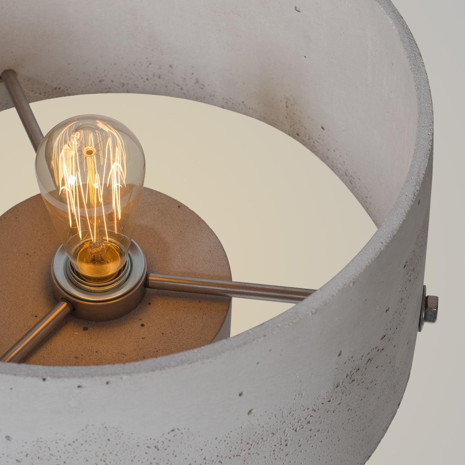 TALMA TABLE concrete table lamp - Eye on Design