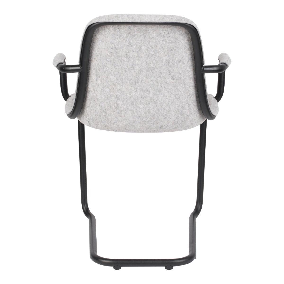 THIRSTY chair with armrests ash grey - Eye on Design