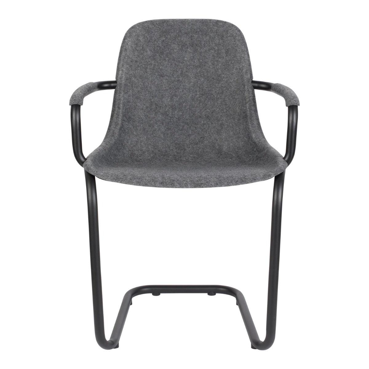 THIRSTY chair with armrests graphite - Eye on Design