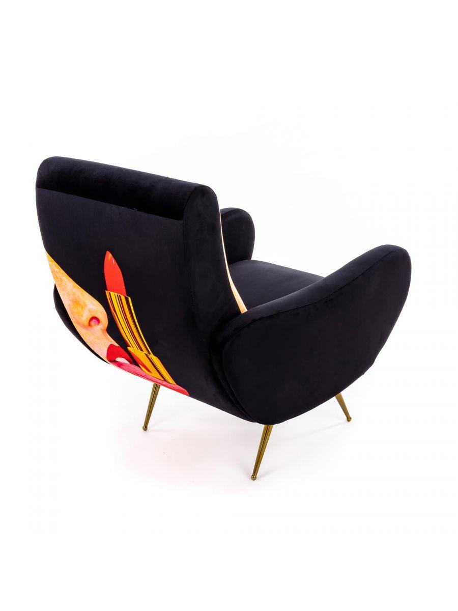 TONGUE armchair black - Eye on Design