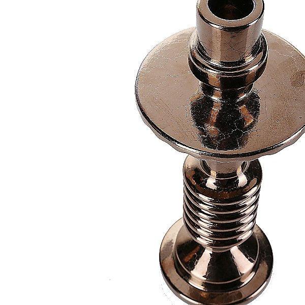 TRANSMISSION MACHINE COLLECTION candle holder #2 metallized - Eye on Design