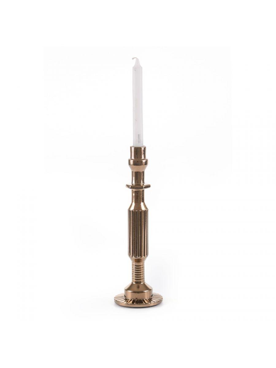 TRANSMISSION MACHINE COLLECTION candle holder metallized - Eye on Design