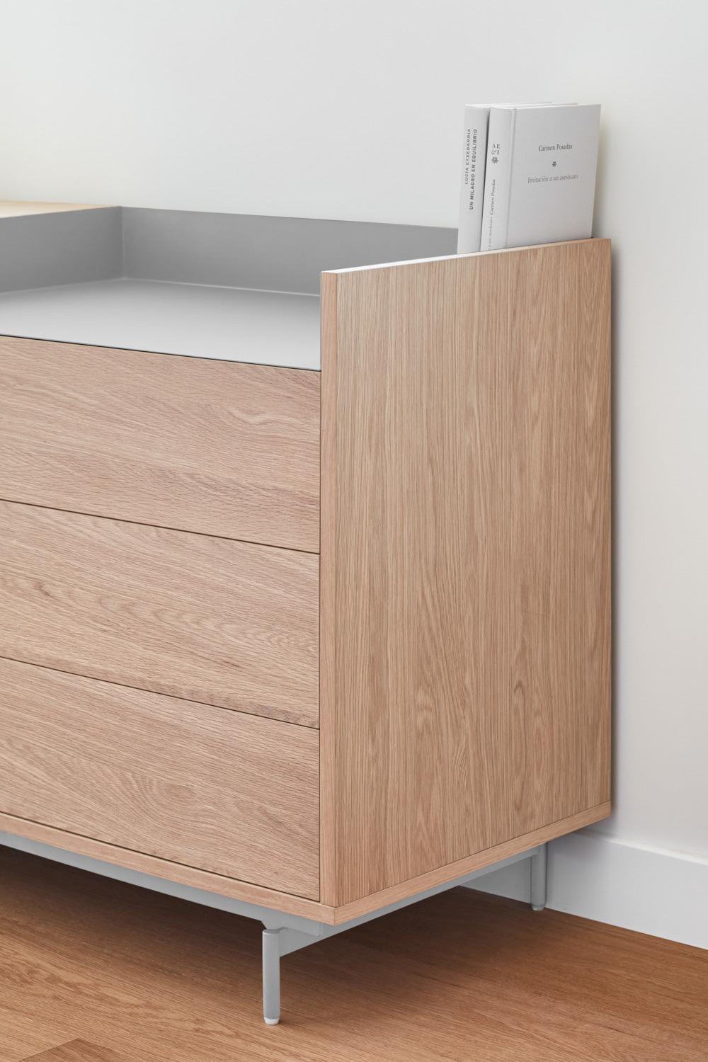 VALLEY cabinet natural oak with light finish - Eye on Design