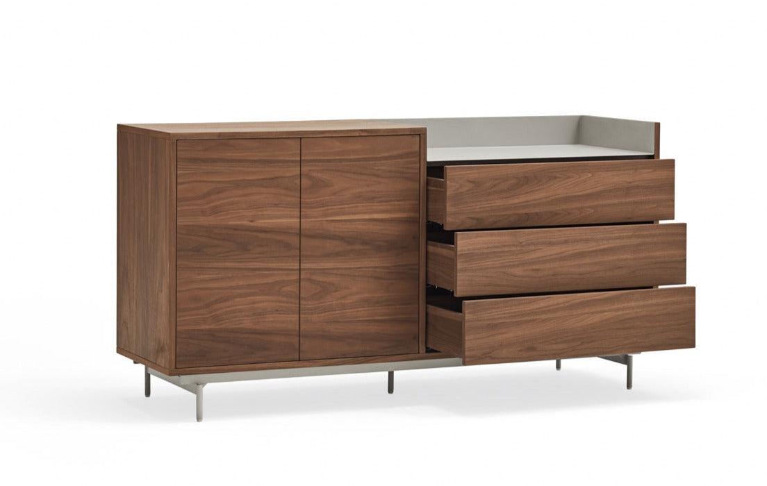 VALLEY cabinet walnut wood with light finish - Eye on Design