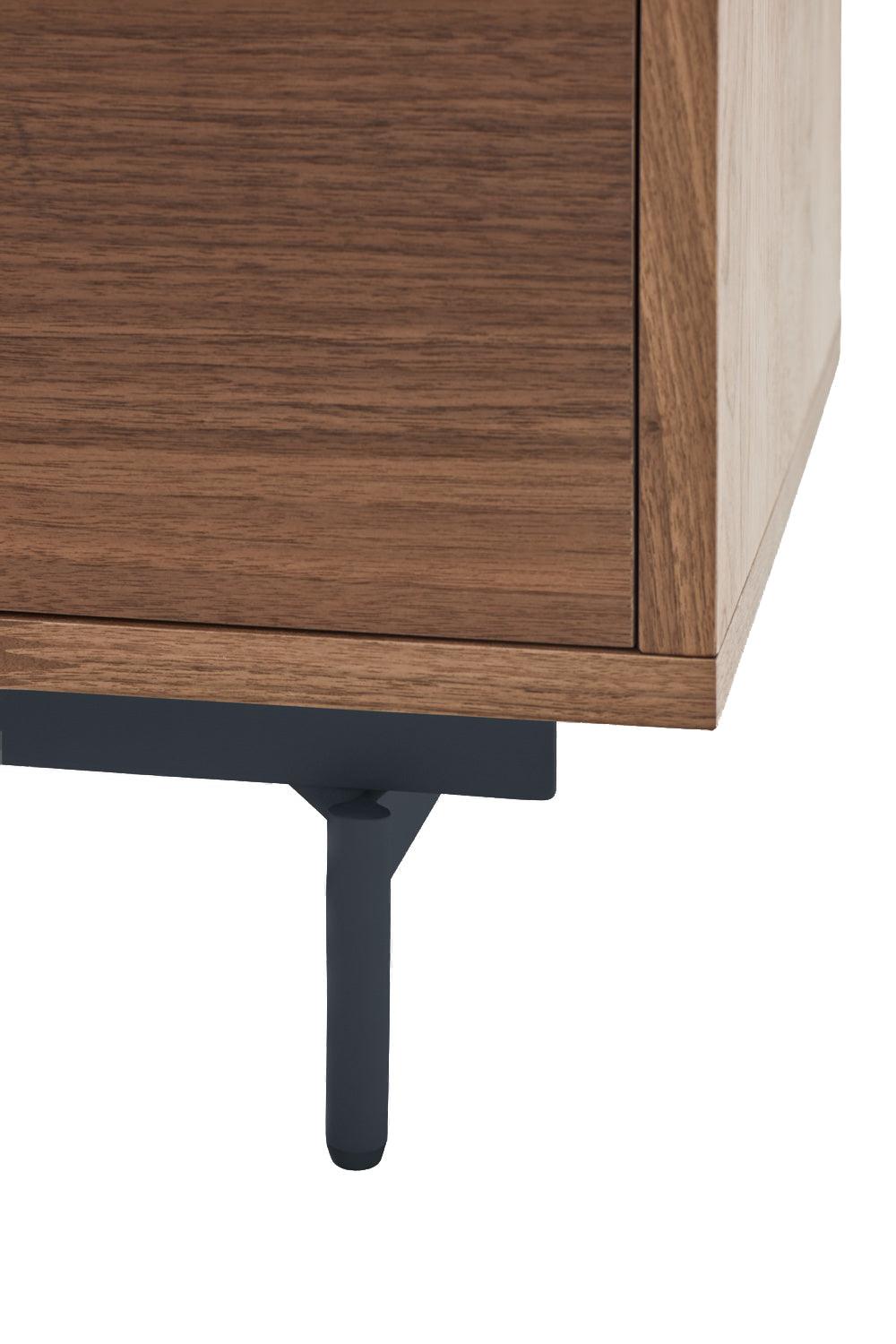 VALLEY chest of drawers walnut wood with dark finish - Eye on Design