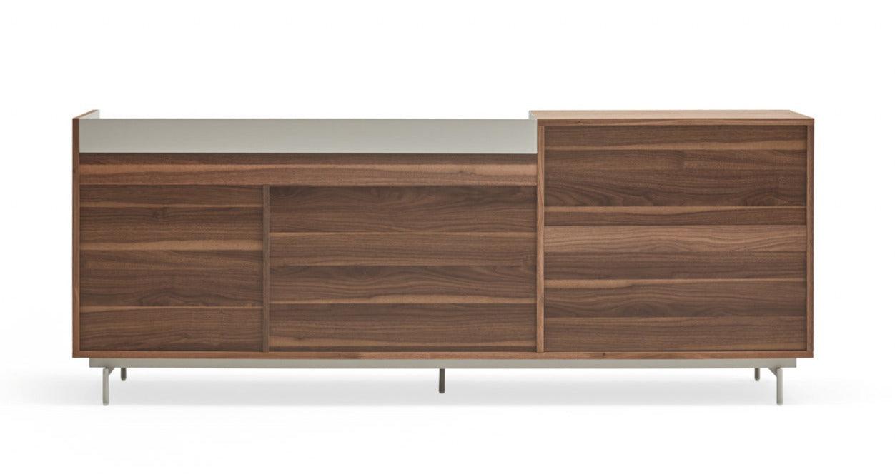 VALLEY chest of drawers walnut wood with light finish - Eye on Design