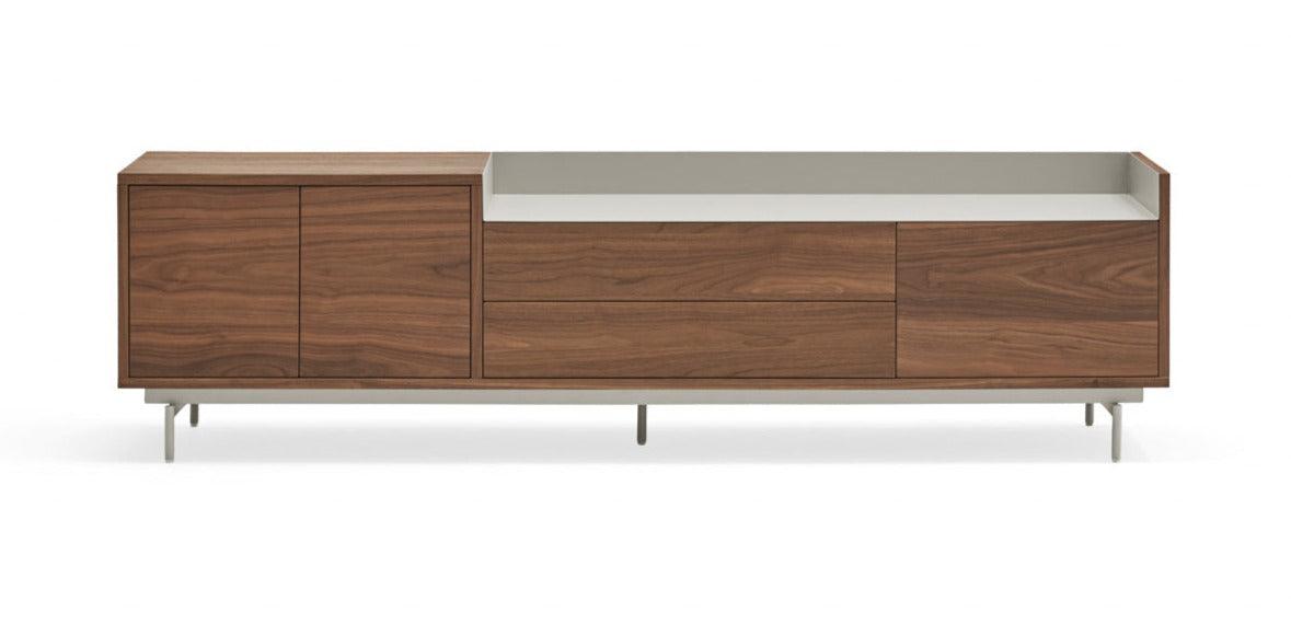 VALLEY RTV cabinet walnut wood with light finish - Eye on Design