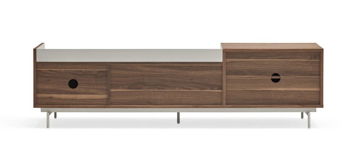 VALLEY RTV cabinet walnut wood with light finish - Eye on Design