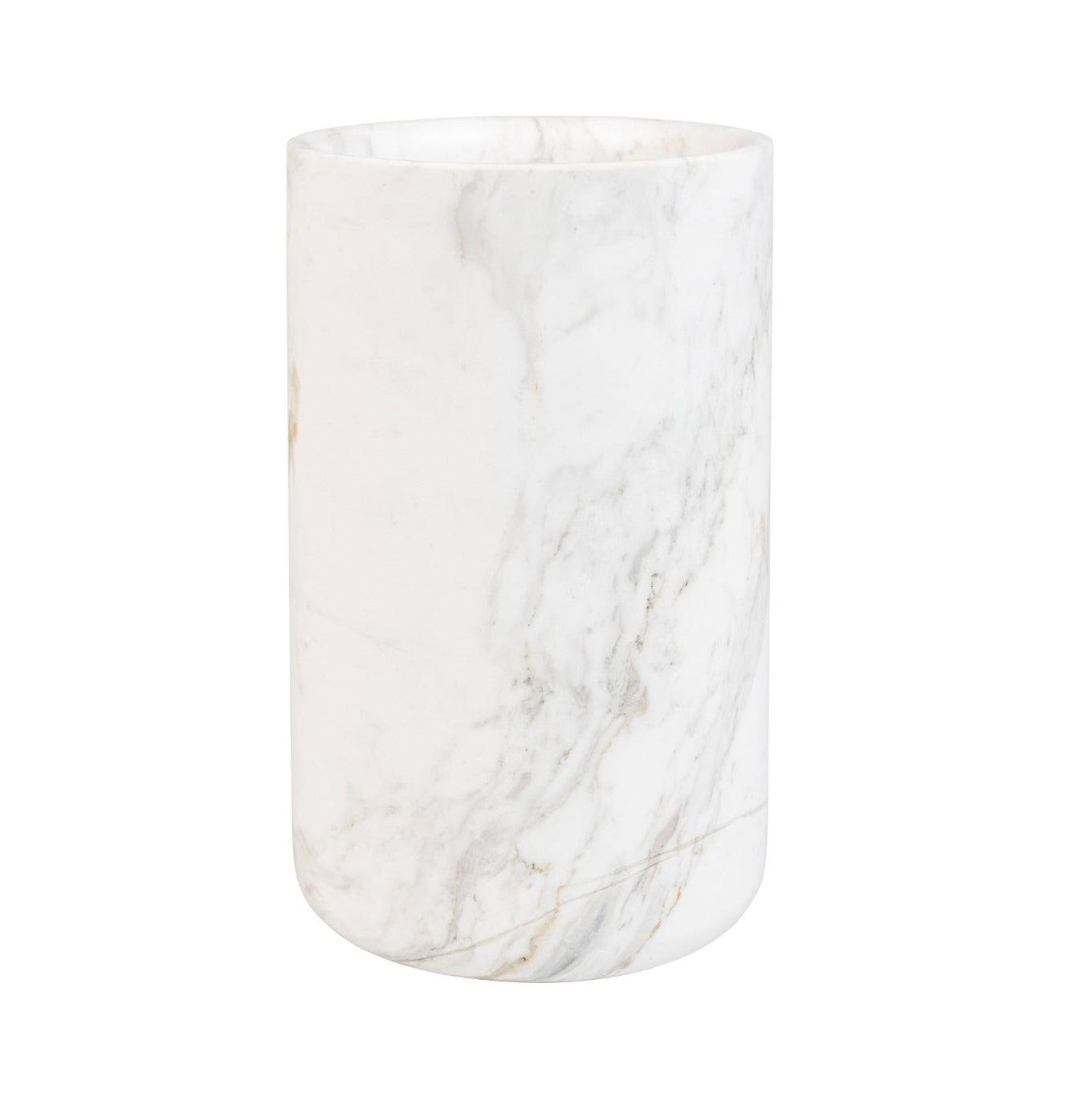 Vase FAJEN white marble - Eye on Design