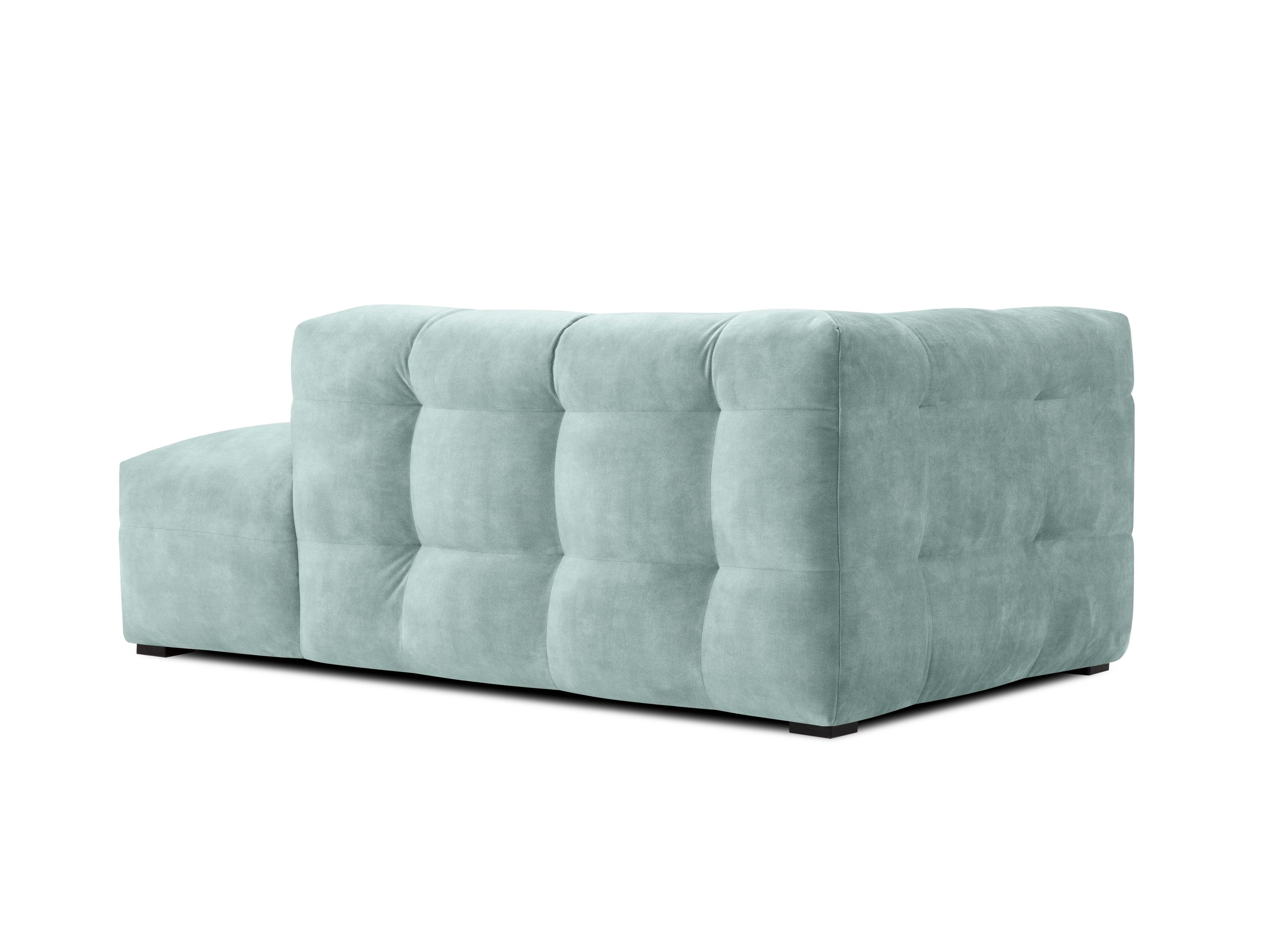 Velvet chaise longue VESTA mint on the right - Eye on Design