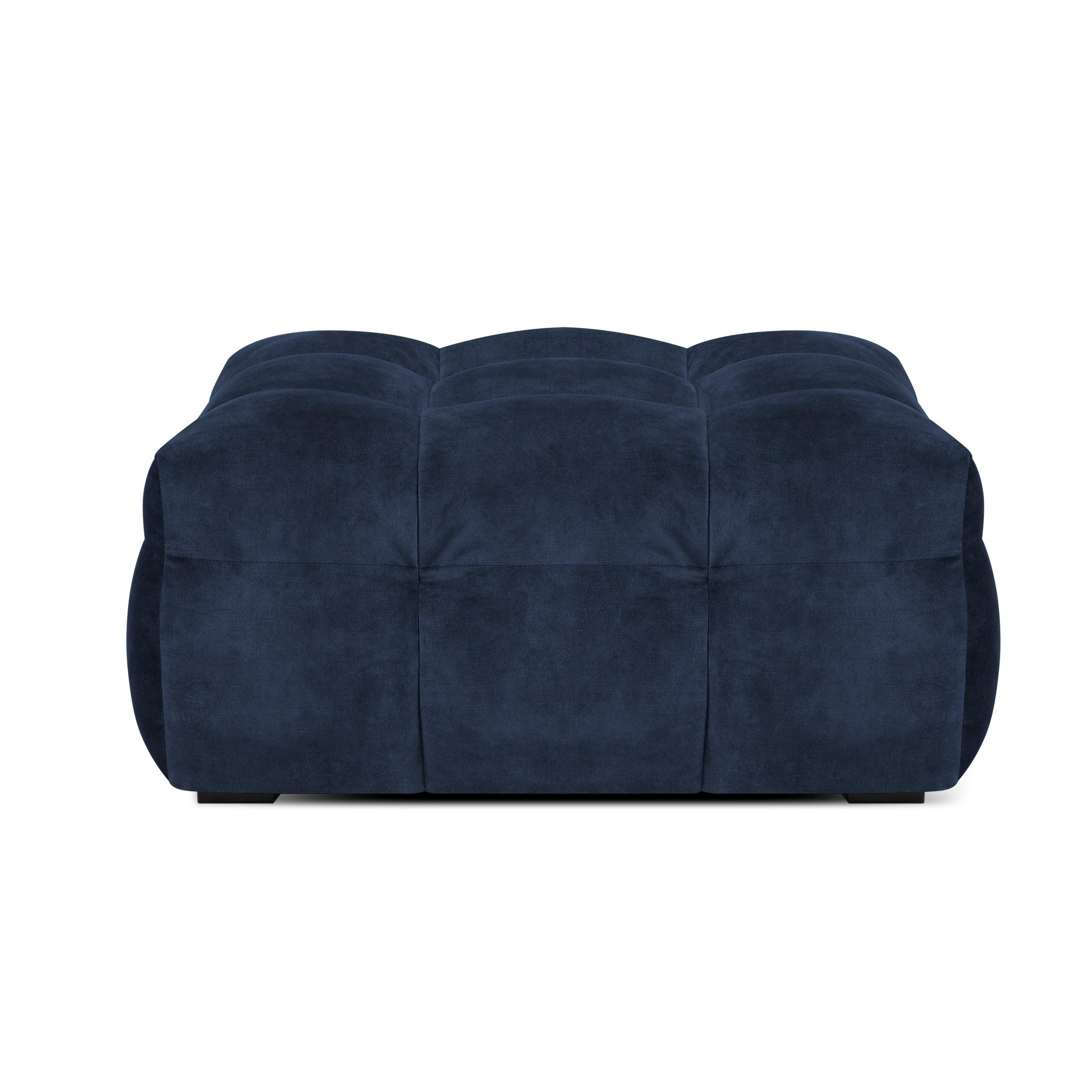 Velvet pouffe VESTA royal blue - Eye on Design