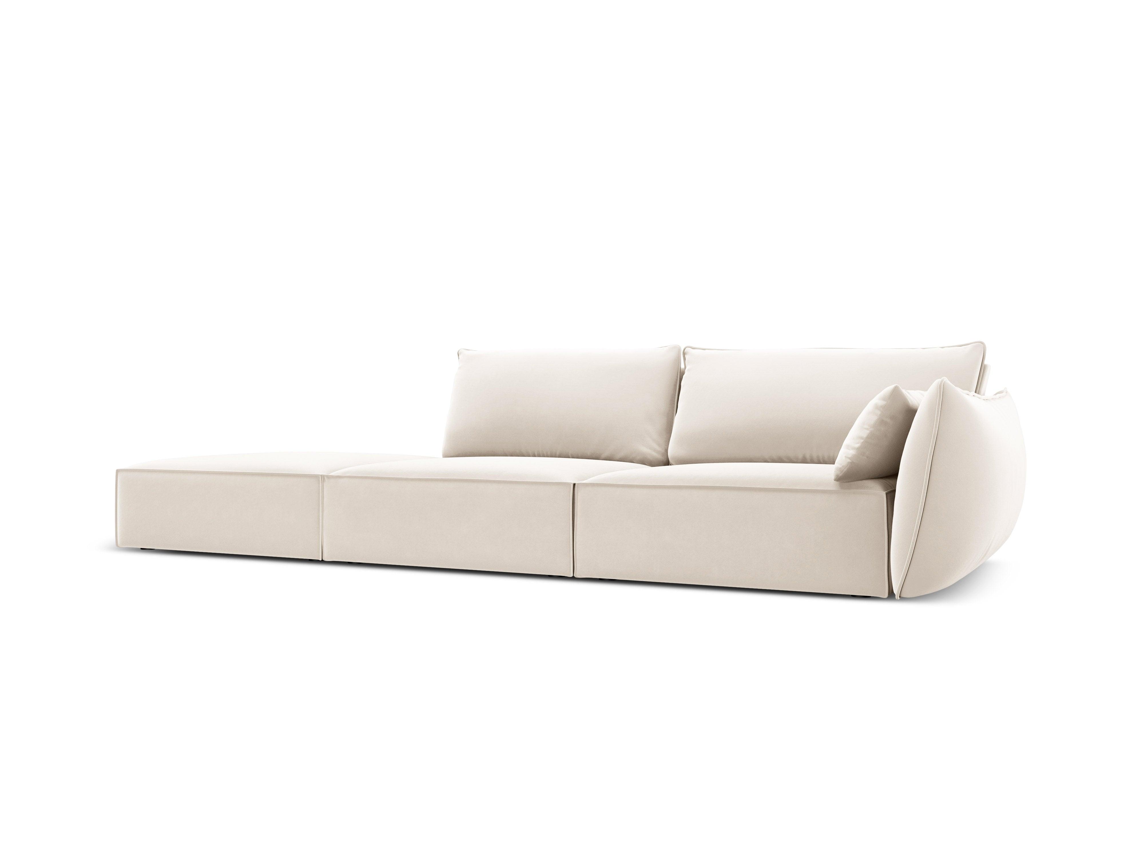 Left Velvet Sofa, "Vanda", 4 Seats, 286x100x85
Made in Europe, Mazzini Sofas, Eye on Design