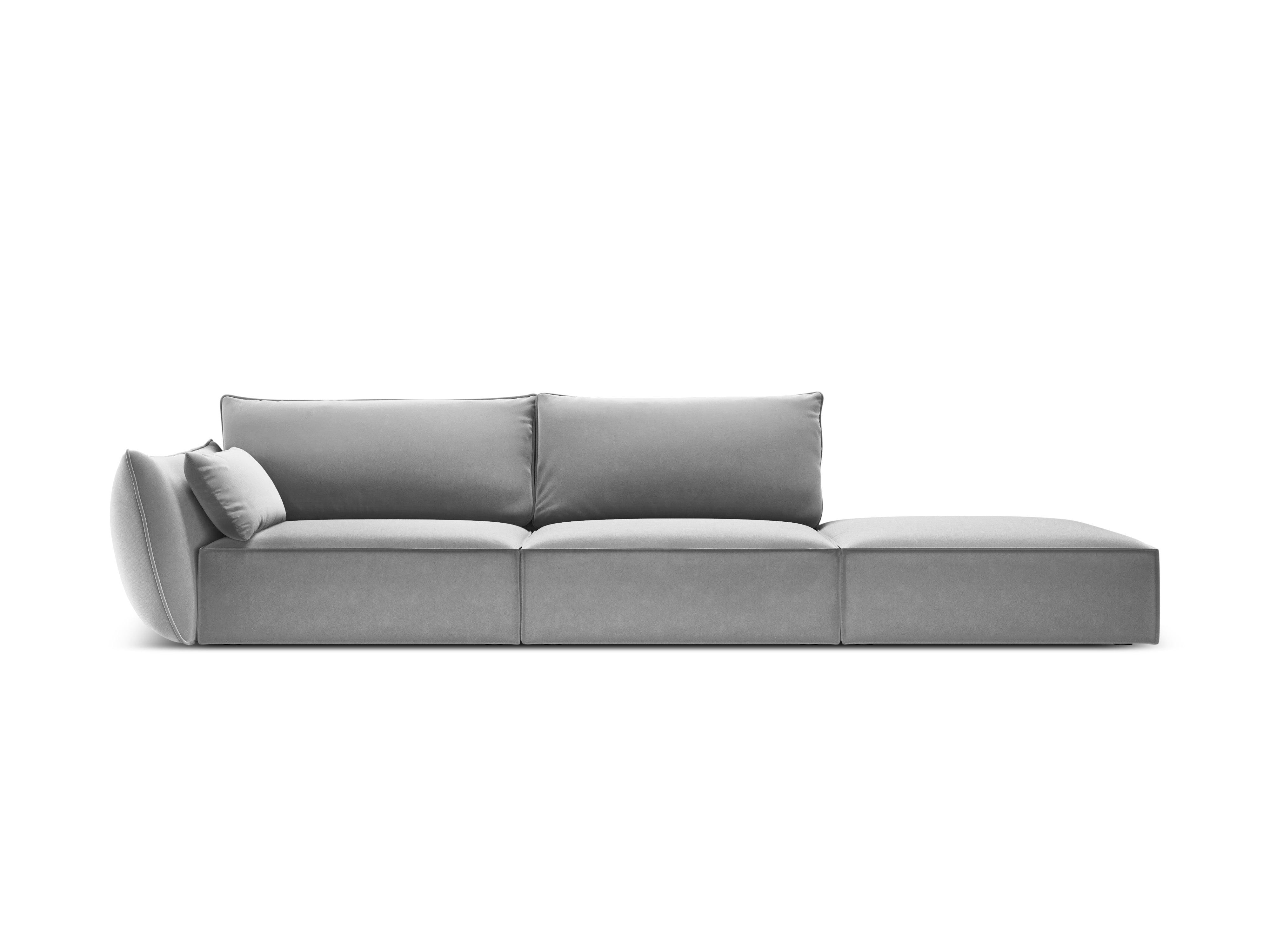 Right Velvet Sofa, "Vanda", 4 Seats, 286x100x85
Made in Europe, Mazzini Sofas, Eye on Design