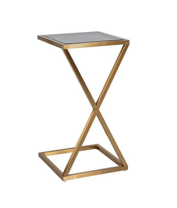 VERONA table, gold - Eye on Design