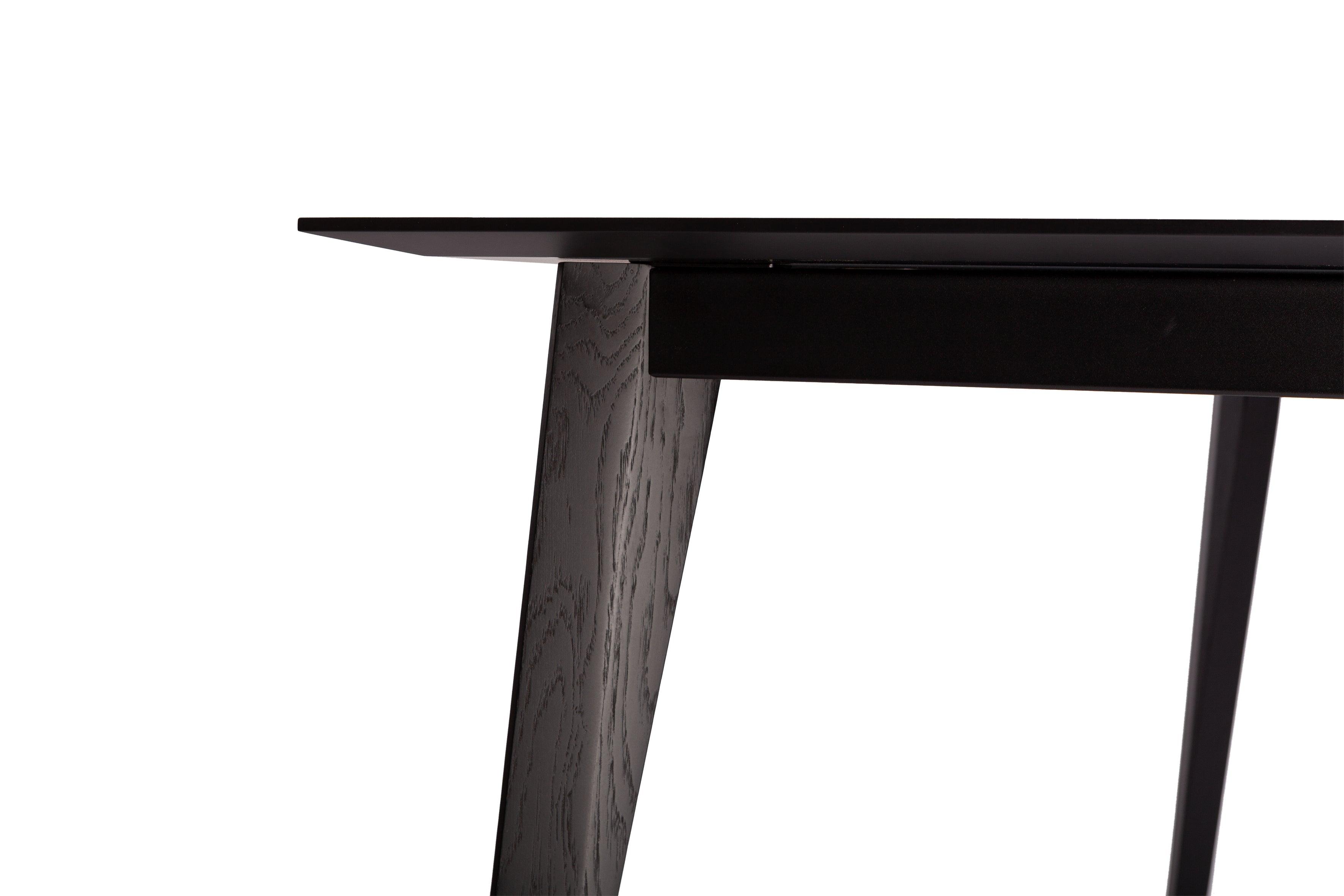 VOGAR folding table black oak - Eye on Design