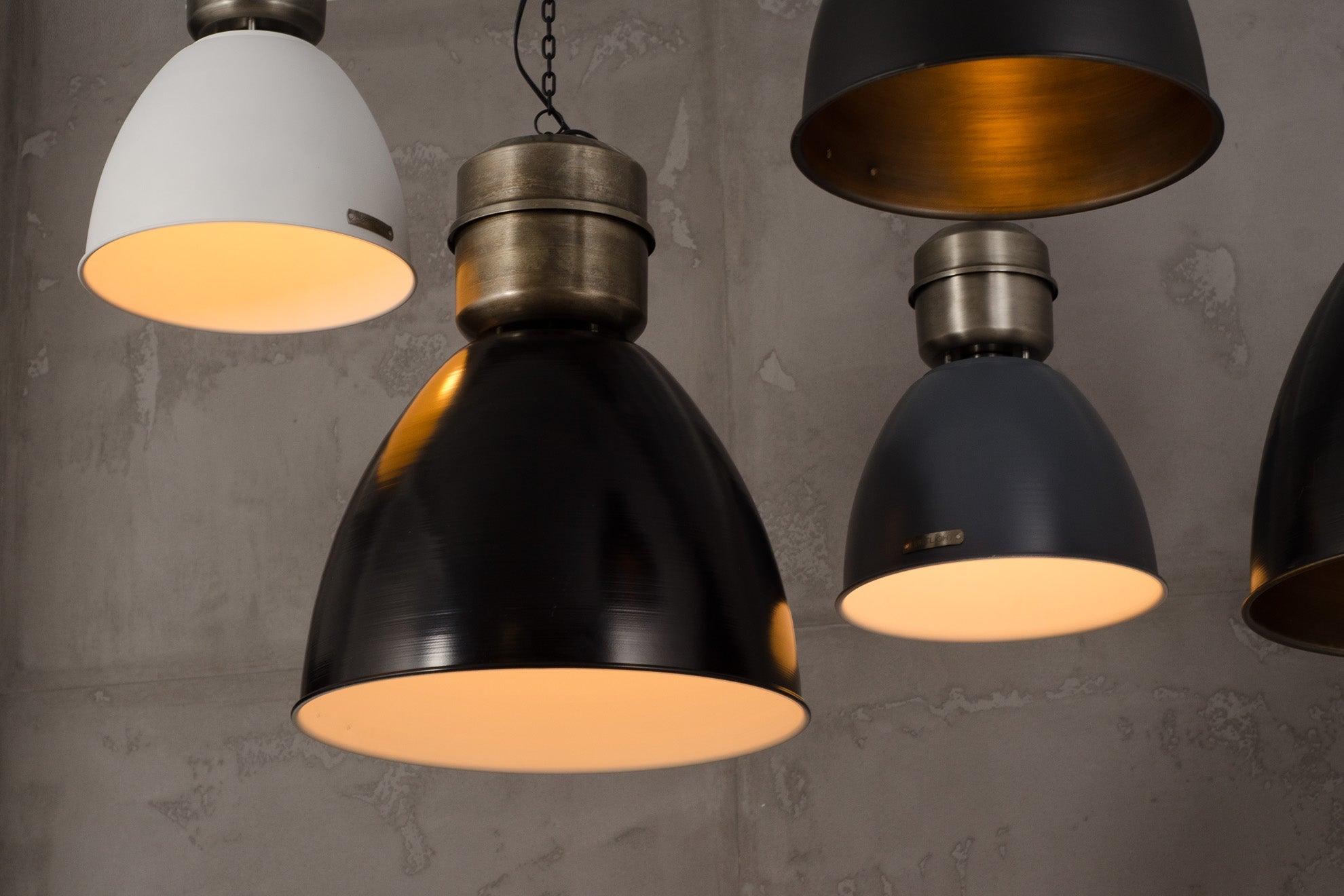 VOLTERA BIG pendant lamp in black and nickel - Eye on Design