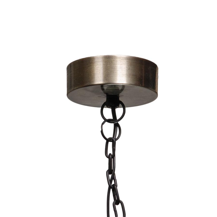 VOLTERA BIG pendant lamp in white and nickel - Eye on Design