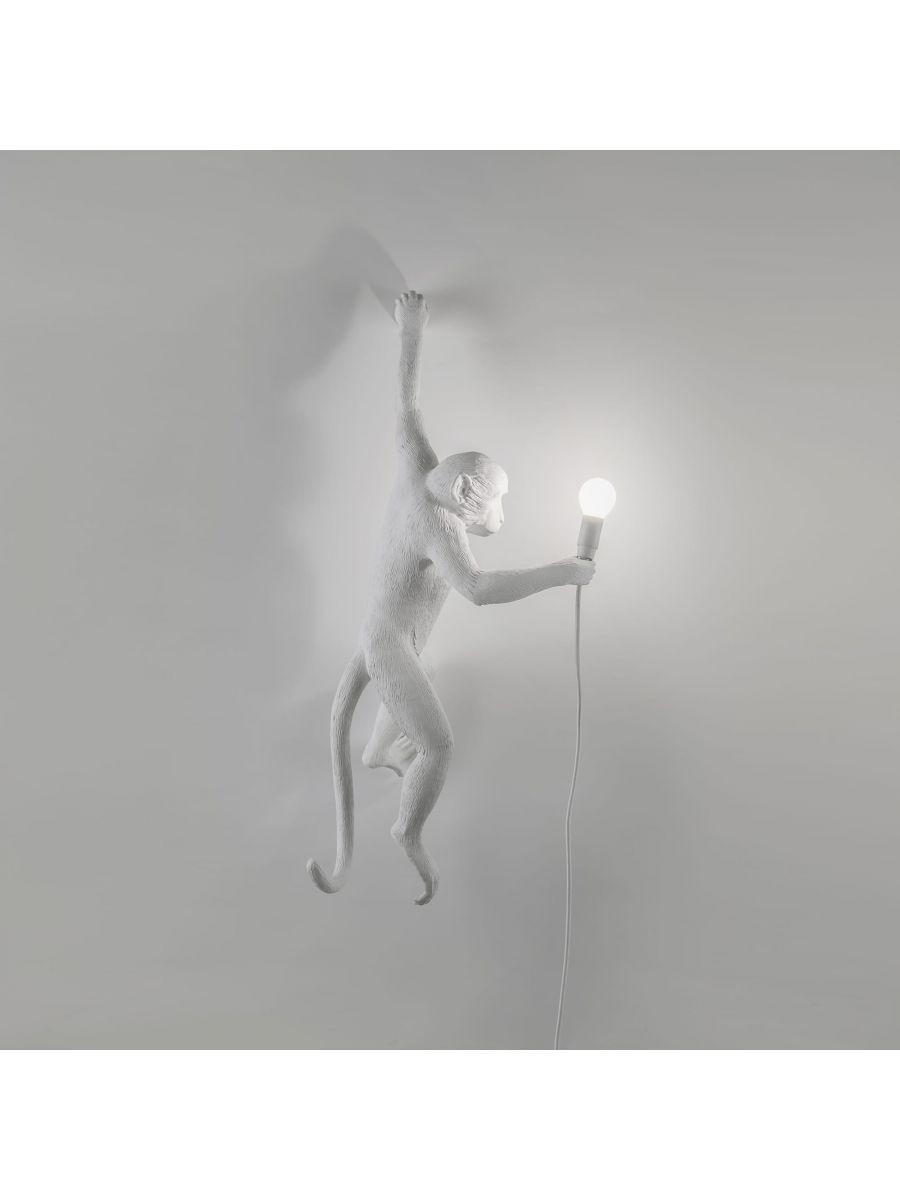 Wall lamp MONKEY HANGING - LEFT white - Eye on Design