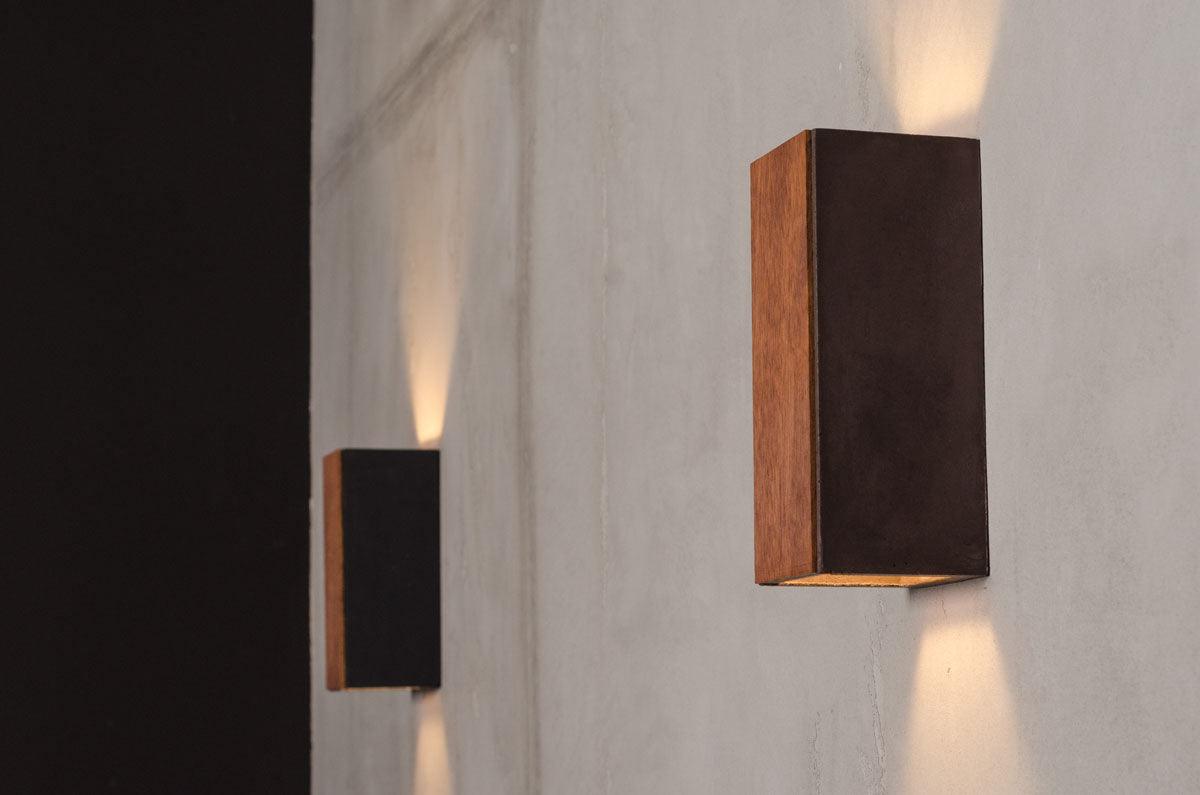 Wall lamp ORTO MERBAU wooden - Eye on Design