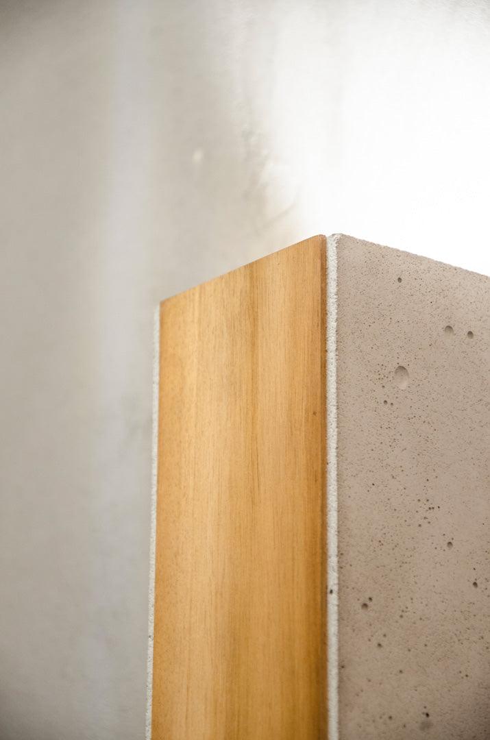 Wall lamp ORTO TEAK concrete - Eye on Design