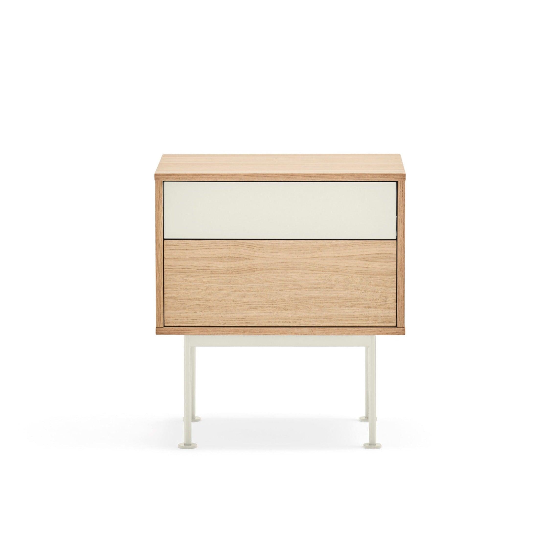 YOKO bedside cabinet cream - Eye on Design