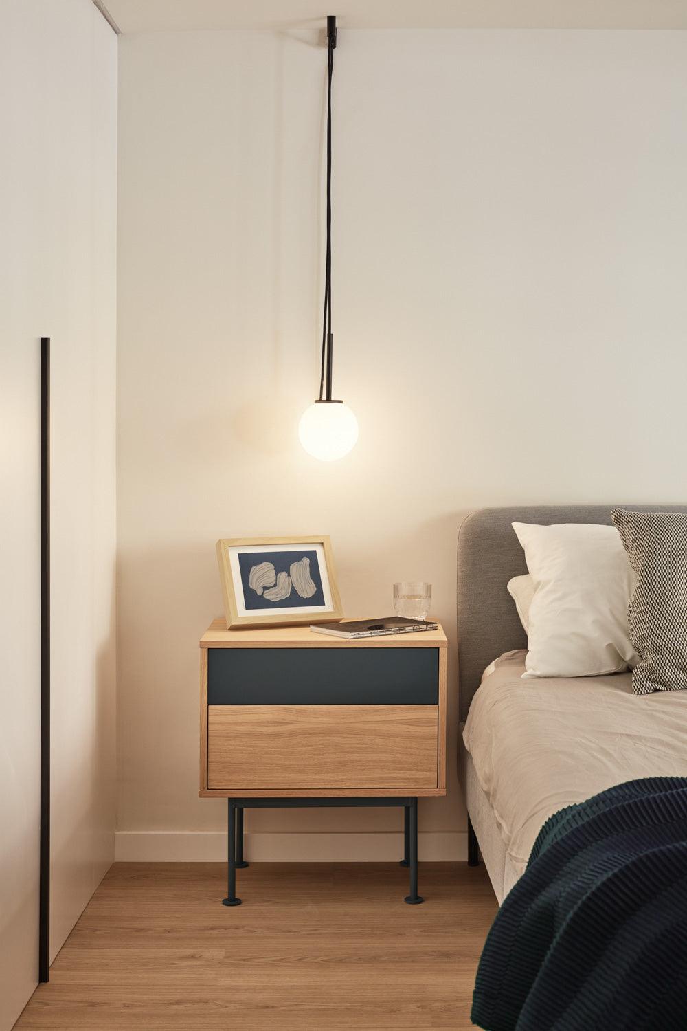 YOKO bedside cabinet grey - Eye on Design